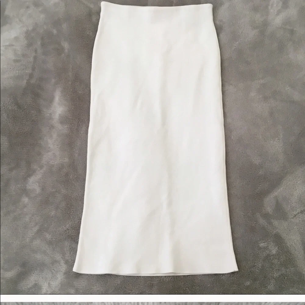 Zara White Pencil Skirt - Picture 3 of 4